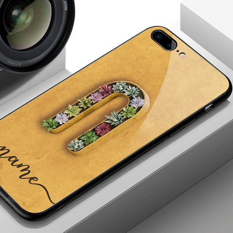 iPhone XS Max Cover -Personalized Alphabet Series - HQ Ultra Shine Premium Infinity Glass Soft Silicon Borders Case