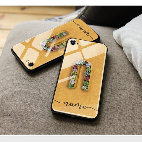 Oppo A12 Cover - Personalized Alphabet Series Series - HQ Ultra Shine Premium Infinity Glass Soft Silicon Borders Case