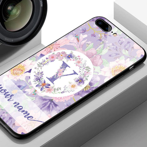 iPhone 12 Cover -Personalized Alphabet Series - HQ Ultra Shine Premium Infinity Glass Soft Silicon Borders Case
