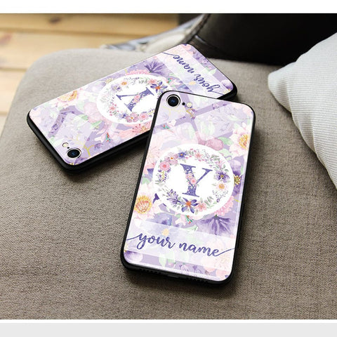 Oppo A12 Cover - Personalized Alphabet Series Series - HQ Ultra Shine Premium Infinity Glass Soft Silicon Borders Case