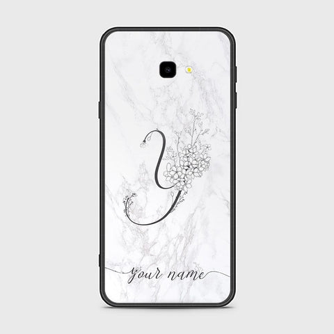 Samsung Galaxy J4 Plus Cover - Personalized Alphabet Series Series - HQ Ultra Shine Premium Infinity Glass Soft Silicon Borders Case