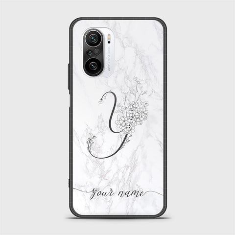 Xiaomi Redmi K40 Cover - Personalized Alphabet Series - HQ Ultra Shine Premium Infinity Glass Soft Silicon Borders Case