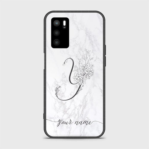 Oppo A16s Cover - Personalized Alphabet Series - HQ Ultra Shine Premium Infinity Glass Soft Silicon Borders Case