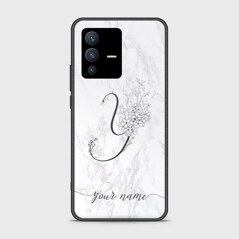 Vivo V23 5G Cover - Personalized Alphabet Series - HQ Ultra Shine Premium Infinity Glass Soft Silicon Borders Case