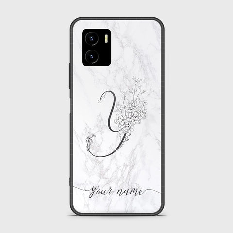 Vivo Y15a Cover - Personalized Alphabet Series - HQ Ultra Shine Premium Infinity Glass Soft Silicon Borders Case