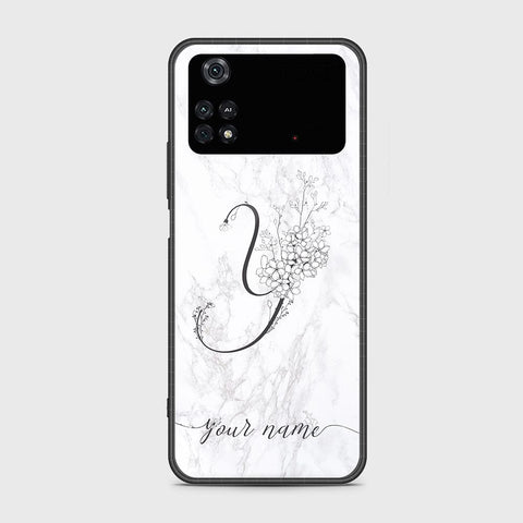 Xiaomi Poco M4 Pro Cover - Personalized Alphabet Series - HQ Ultra Shine Premium Infinity Glass Soft Silicon Borders Case