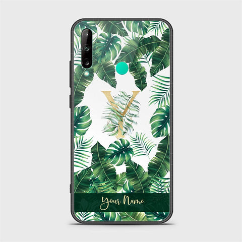 Huawei P40 lite E Cover - Personalized Alphabet Series Series - HQ Ultra Shine Premium Infinity Glass Soft Silicon Borders Case