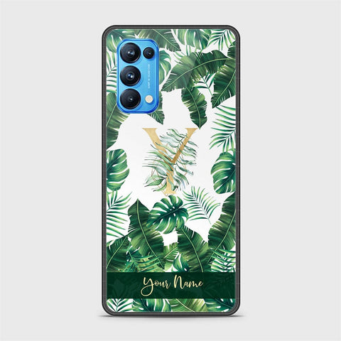 Oppo Reno 5 Pro 5G Cover - Personalized Alphabet Series - HQ Ultra Shine Premium Infinity Glass Soft Silicon Borders Case