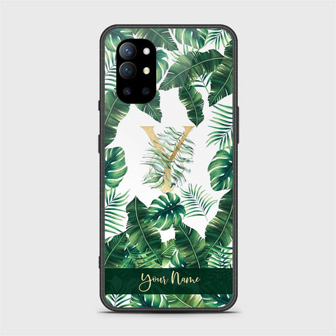 OnePlus 9R Cover - Personalized Alphabet Series - HQ Ultra Shine Premium Infinity Glass Soft Silicon Borders Case