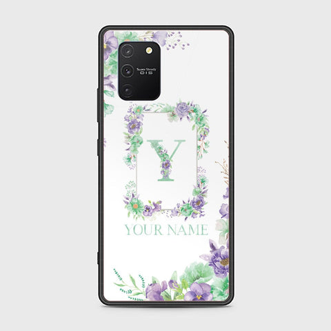 Samsung Galaxy M80s Cover - Personalized Alphabet Series Series - HQ Ultra Shine Premium Infinity Glass Soft Silicon Borders Case