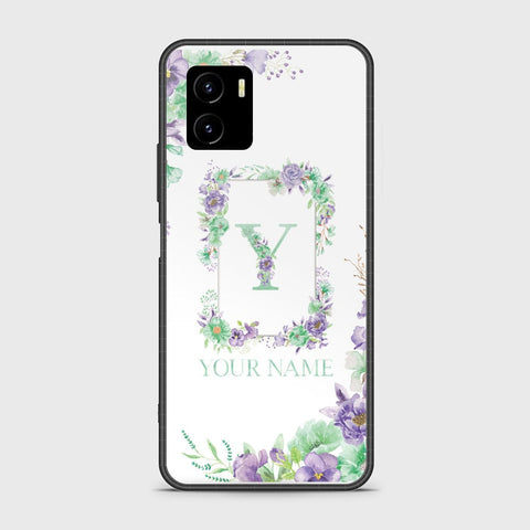 Vivo Y15a Cover - Personalized Alphabet Series - HQ Ultra Shine Premium Infinity Glass Soft Silicon Borders Case