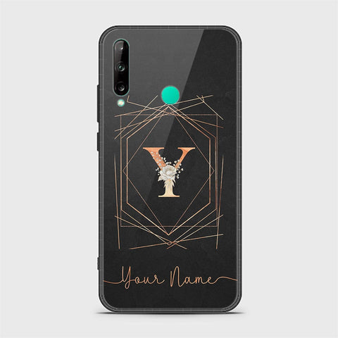 Huawei P40 lite E Cover - Personalized Alphabet Series Series - HQ Ultra Shine Premium Infinity Glass Soft Silicon Borders Case