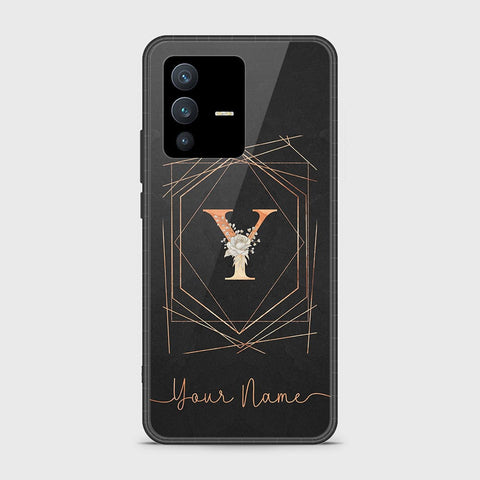 Vivo V23 5G Cover - Personalized Alphabet Series - HQ Ultra Shine Premium Infinity Glass Soft Silicon Borders Case