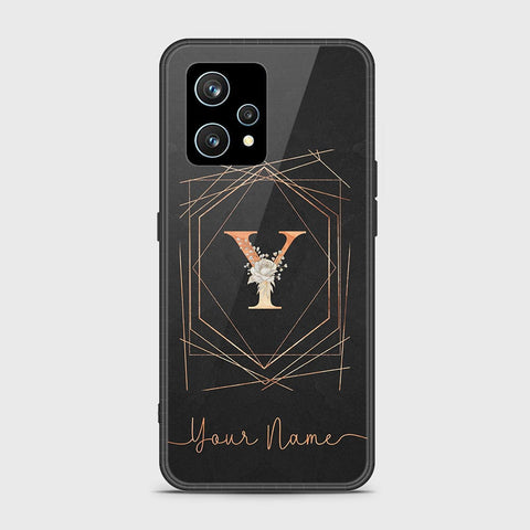 Realme Narzo 50 Pro Cover - Personalized Alphabet Series Series - HQ Ultra Shine Premium Infinity Glass Soft Silicon Borders Case