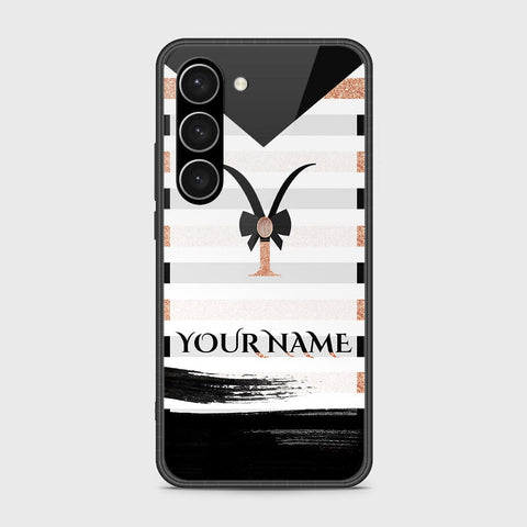 Samsung Galaxy S23 Plus 5G Cover - Personalized Alphabet Series Series - HQ Ultra Shine Premium Infinity Glass Soft Silicon Borders Case