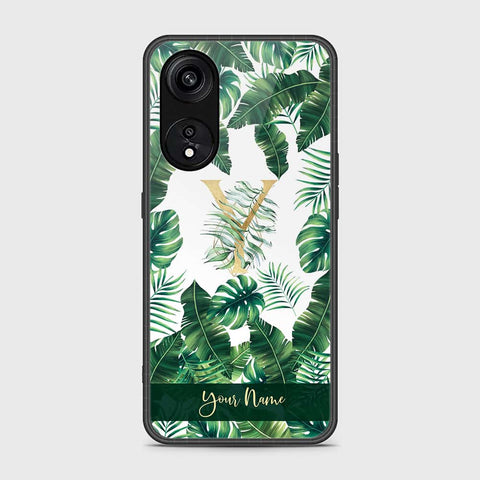 Oppo Reno 8T 5G  Cover- Personalized Alphabet Series - HQ Ultra Shine Premium Infinity Glass Soft Silicon Borders Case