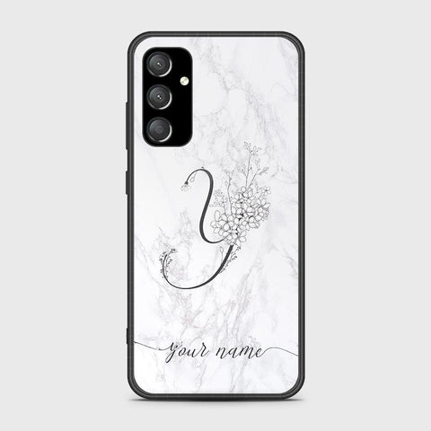 Samsung Galaxy A24 4G Cover- Personalized Alphabet Series - HQ Ultra Shine Premium Infinity Glass Soft Silicon Borders Case