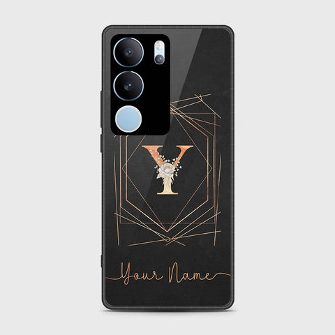 Vivo V29 Pro Cover- Personalized Alphabet Series - HQ Ultra Shine Premium Infinity Glass Soft Silicon Borders Case