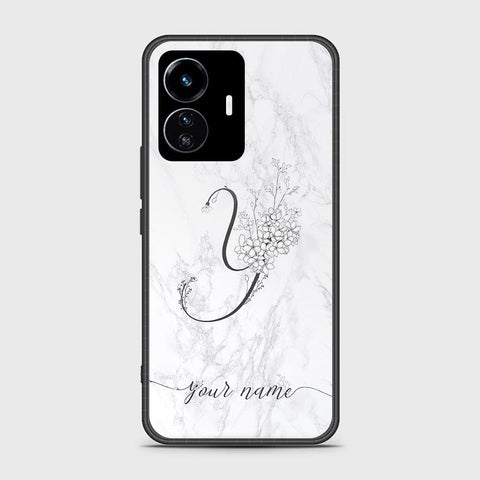 Vivo Y77 5G Cover - Personalized Alphabet Series - HQ Ultra Shine Premium Infinity Glass Soft Silicon Borders Case