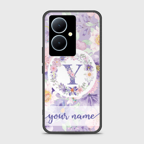 Vivo Y78 Plus 5G Cover - Personalized Alphabet Series - HQ Ultra Shine Premium Infinity Glass Soft Silicon Borders Case