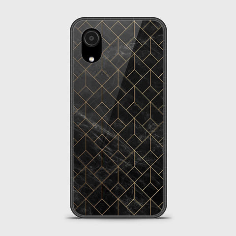 Samsung Galaxy A03 Core Cover - Black Marble Series - HQ Ultra Shine Premium Infinity Glass Soft Silicon Borders Case