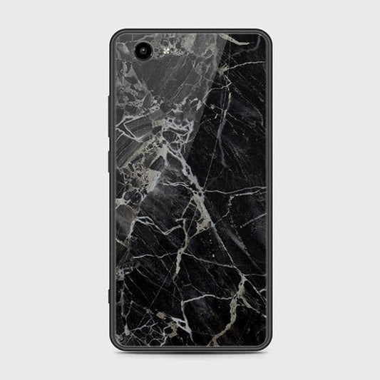 Vivo Y71 Cover - Black Marble Series - HQ Ultra Shine Premium Infinity Glass Soft Silicon Borders Case