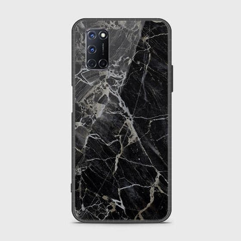 Oppo A72 Cover - Black Marble Series - HQ Ultra Shine Premium Infinity Glass Soft Silicon Borders Case SuccessActive