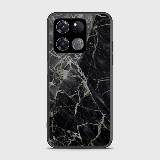 OnePlus Ace Racing Cover- Black Marble Series - HQ Ultra Shine Premium Infinity Glass Soft Silicon Borders Case (Fast Delivery)