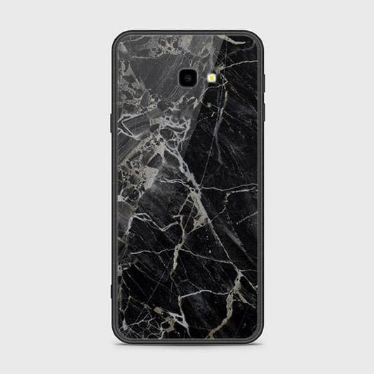 Samsung Galaxy J4 Plus Cover - Black Marble Series - HQ Ultra Shine Premium Infinity Glass Soft Silicon Borders Case