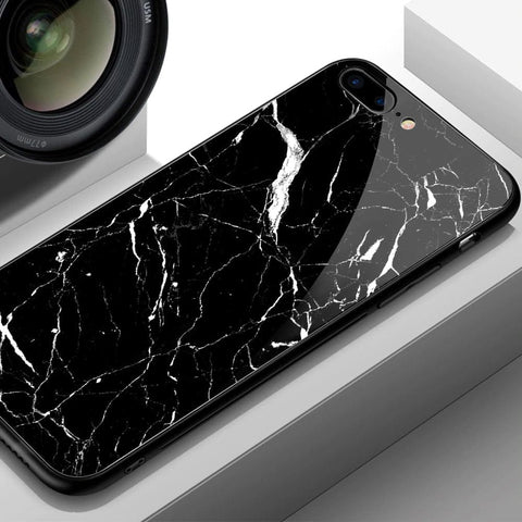 Oppo A55s Cover- Black Marble Series - HQ Ultra Shine Premium Infinity Glass Soft Silicon Borders Case
