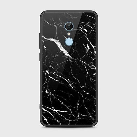 Xiaomi Redmi 5 Cover - Black Marble Series - HQ Ultra Shine Premium Infinity Glass Soft Silicon Borders Case