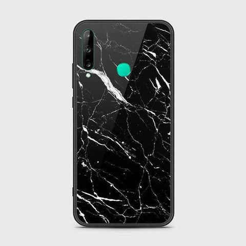 Honor 9C Cover - Black Marble Series - HQ Ultra Shine Premium Infinity Glass Soft Silicon Borders Case