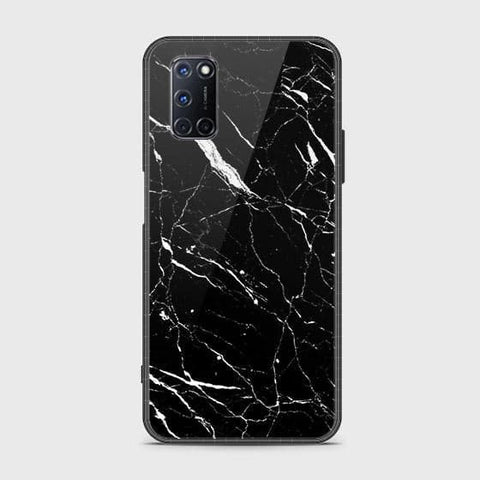 Oppo A72 Cover - Black Marble Series - HQ Ultra Shine Premium Infinity Glass Soft Silicon Borders Case SuccessActive