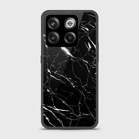 OnePlus Ace Pro Cover- Black Marble Series - HQ Ultra Shine Premium Infinity Glass Soft Silicon Borders Case