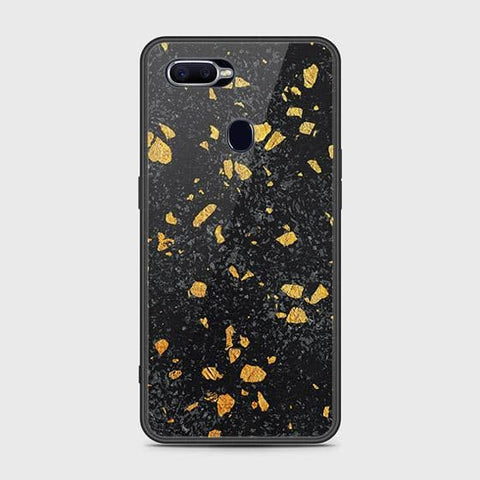 Oppo F9 / F9 Pro Cover - Black Marble Series - HQ Ultra Shine Premium Infinity Glass Soft Silicon Borders Case