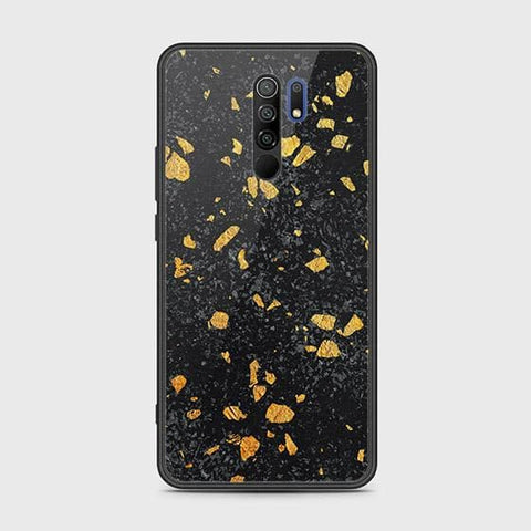 Xiaomi Redmi 9 Prime Cover - Black Marble Series - HQ Ultra Shine Premium Infinity Glass Soft Silicon Borders Case