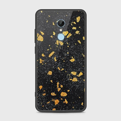 Xiaomi Redmi 5 Cover - Black Marble Series - HQ Ultra Shine Premium Infinity Glass Soft Silicon Borders Case