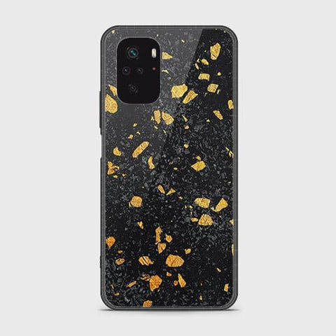 Xiaomi Redmi Note 10S Cover - Black Marble Series - HQ Ultra Shine Premium Infinity Glass Soft Silicon Borders Case SuccessActive