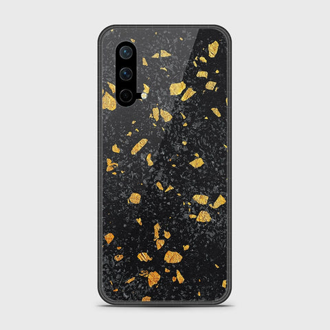 OnePlus Nord CE Cover- Black Marble Series - HQ Ultra Shine Premium Infinity Glass Soft Silicon Borders Case