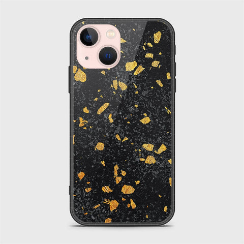 iPhone 14 Plus Cover- Black Marble Series - HQ Ultra Shine Premium Infinity Glass Soft Silicon Borders Case