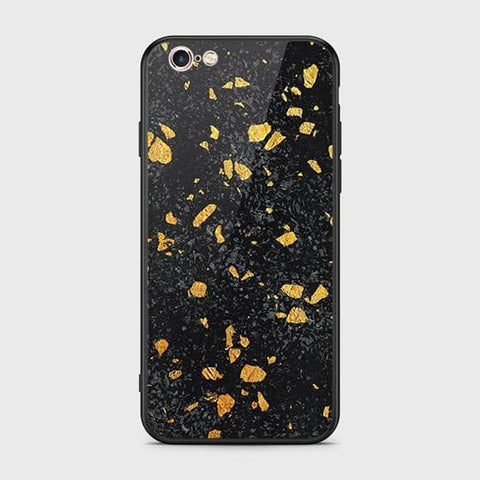 iPhone 6S / 6 Cover - Black Marble Series - HQ Ultra Shine Premium Infinity Glass Soft Silicon Borders Case