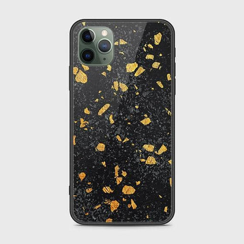 iPhone 11 Pro Max Cover - Black Marble Series - HQ Ultra Shine Premium Infinity Glass Soft Silicon Borders Case