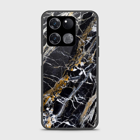 OnePlus Ace Racing Cover- Black Marble Series - HQ Ultra Shine Premium Infinity Glass Soft Silicon Borders Case