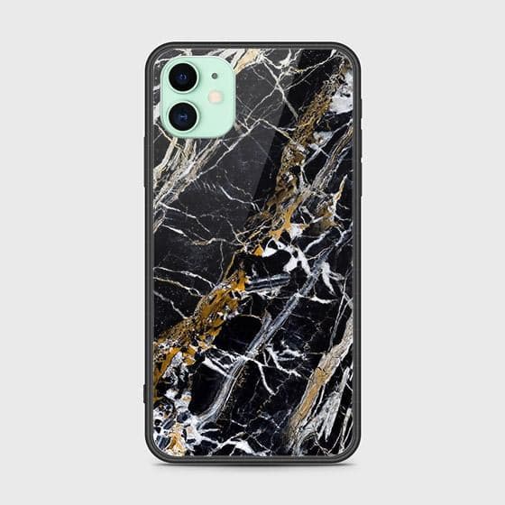 YonMeet Square Marble Case for iPhone 11 Black White Glossy Cover Slim Soft  Flexible TPU Shockproof Trunk Back Shell (iPhone 11, Black)