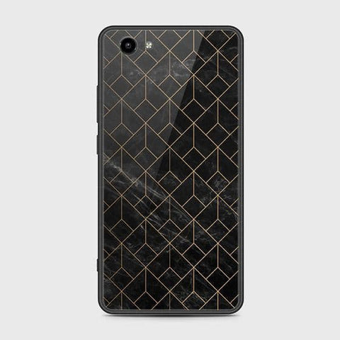 Vivo Y71 Cover - Black Marble Series - HQ Ultra Shine Premium Infinity Glass Soft Silicon Borders Case