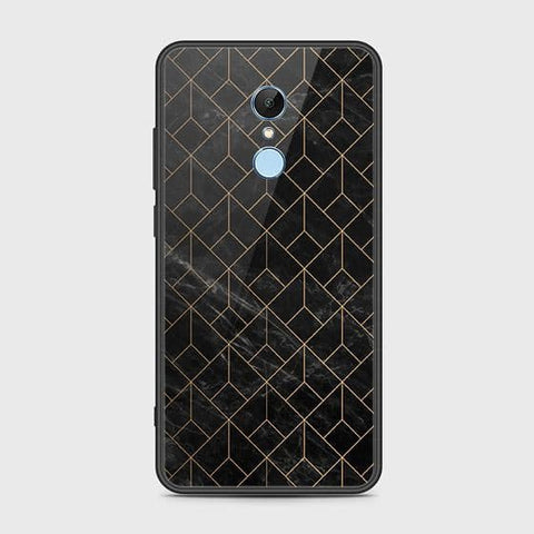 Xiaomi Redmi 5 Cover - Black Marble Series - HQ Ultra Shine Premium Infinity Glass Soft Silicon Borders Case