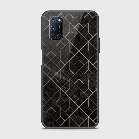 Oppo A72 Cover - Black Marble Series - HQ Ultra Shine Premium Infinity Glass Soft Silicon Borders Case SuccessActive