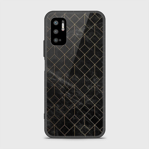 Xiaomi Redmi Note 10 5G Cover - Black Marble Series - HQ Ultra Shine Premium Infinity Glass Soft Silicon Borders Case