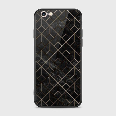 iPhone 6S / 6 Cover - Black Marble Series - HQ Ultra Shine Premium Infinity Glass Soft Silicon Borders Case