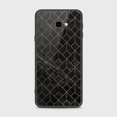 Samsung Galaxy J4 Plus Cover - Black Marble Series - HQ Ultra Shine Premium Infinity Glass Soft Silicon Borders Case